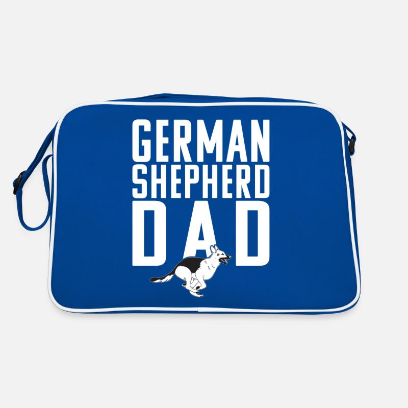 Deutscher Schäferhund Geschenke Retro Tasche