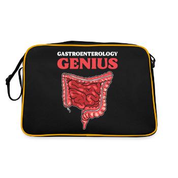 Gastroenterology Genius Gastroenterology - Retro Bag - black/gold - Back