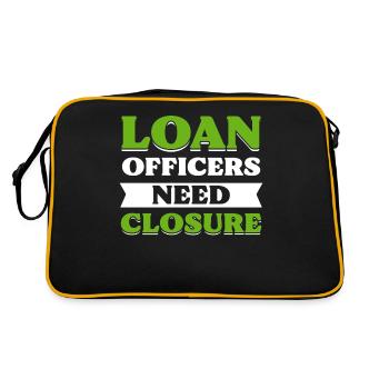Agents de crédit Courtiers en prêts hypothécaires - Sac Retro - noir/or - Dos
