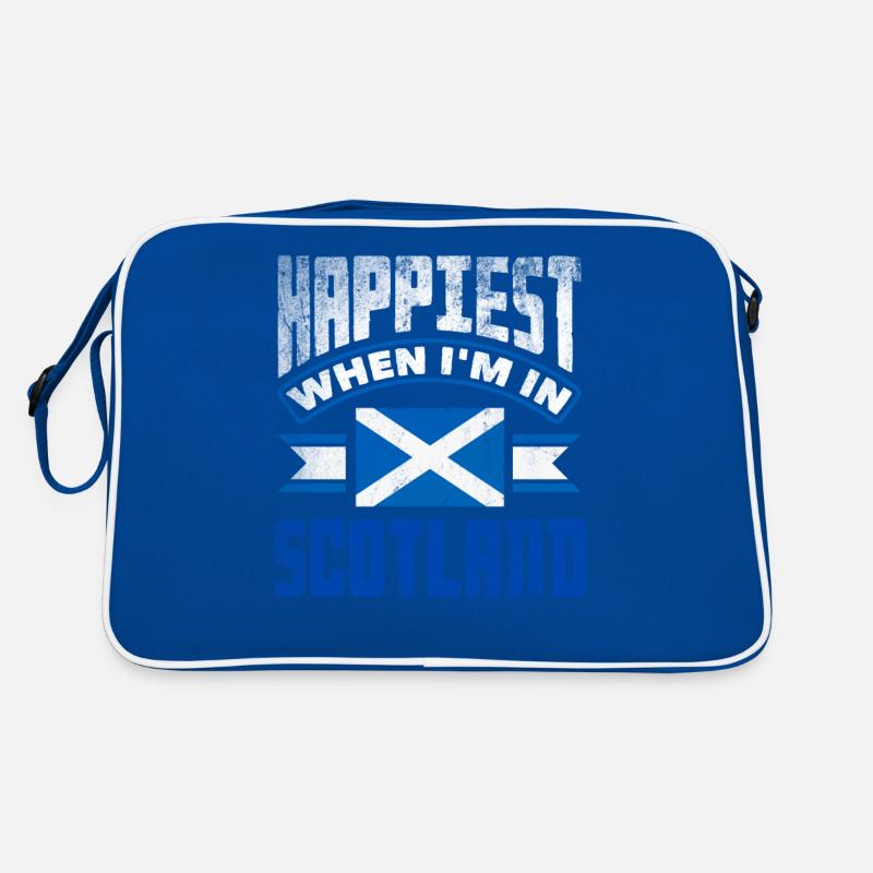 Écosse écossaise Citation du drapeau écossais Sac Retro