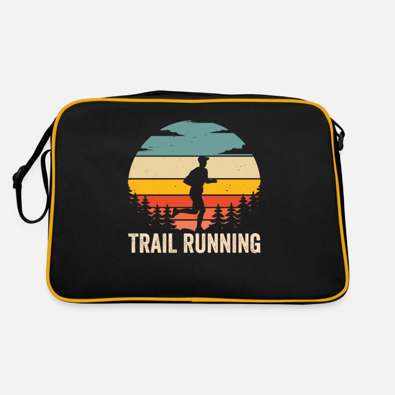 Course en sentier Coureur Course en sentier Course en sentier Sac Retro