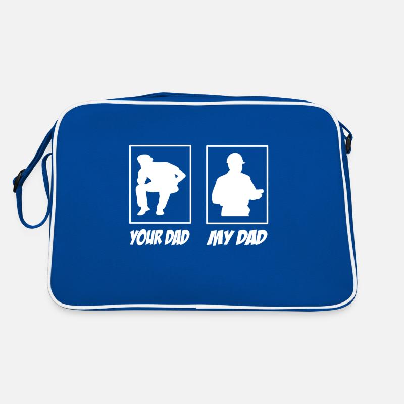 My Dad Your Dad Bauleiter Papa Retro Tasche