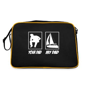 Voile - Sac Retro - noir/or - Dos