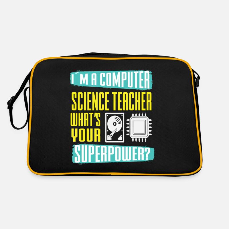 Lustiger Informatiker Spruch, Informatik Retro Tasche