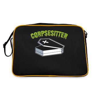 Salons funéraires Undertakers - Sac Retro - noir/or - Dos
