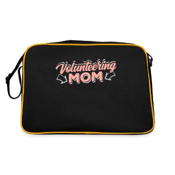 Volunteer mother Profession Voluntary Volunteer - Retro Bag - black/gold - Back
