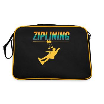 Tyrolienne Sport Tyrolienne Tyrolienne Dictons - Sac Retro - noir/or - Dos