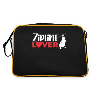 Zipline Lover Sport Tyrolienne Tyrolienne - Sac Retro - noir/or - Dos
