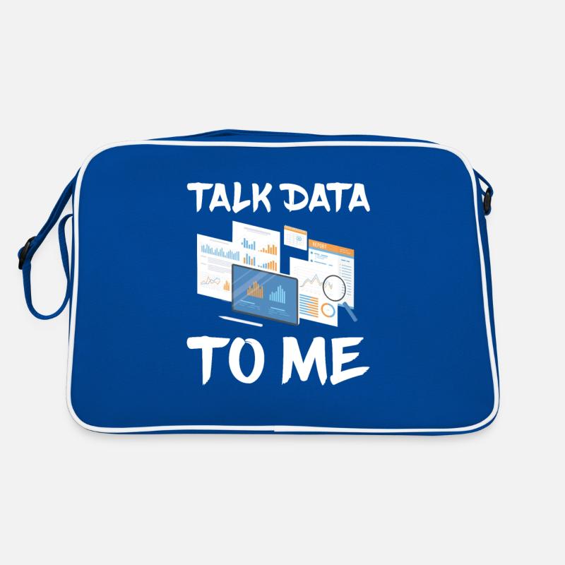 Talk Data To Me Für Alle Computerfans Retro Tasche