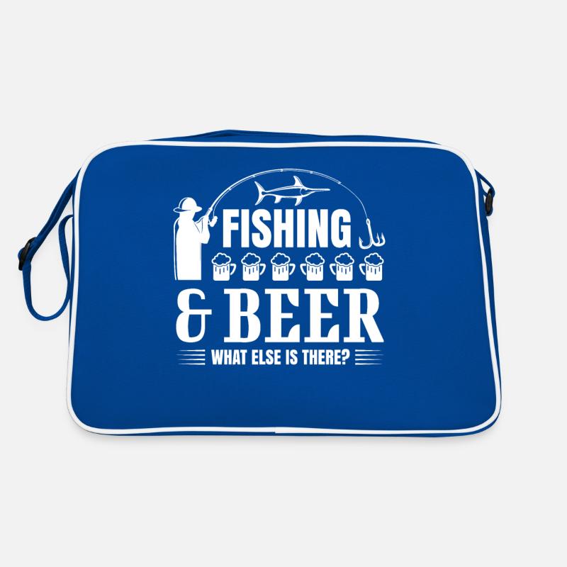Fishing and beer What else is there - Retro Bag