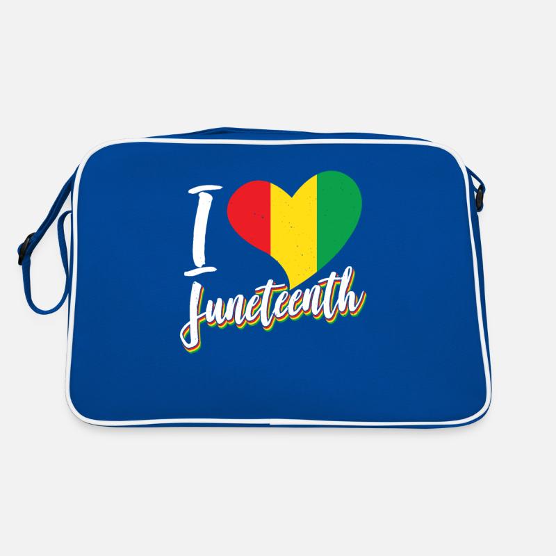 Ich Liebe Den Juneteenth African American Black Retro Tasche