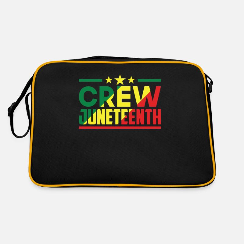 Juneteenth Team African American 1865 Black Retro Tasche