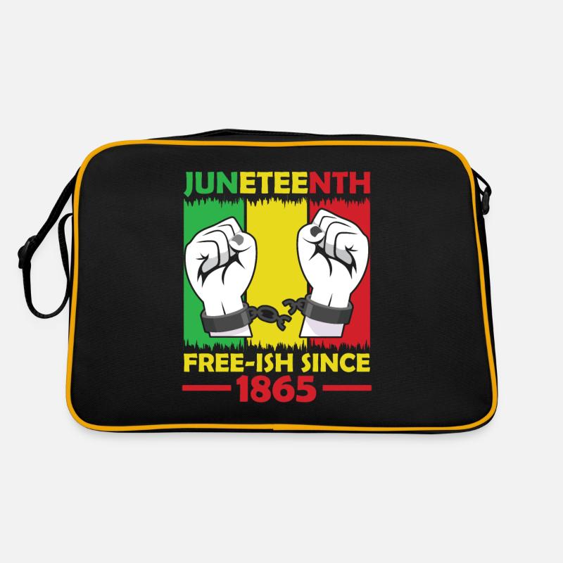 Juneteenth Free Ish Seit 1865 Afrika Black Retro Tasche