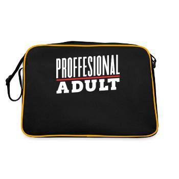 Adulte professionnel Anniversaire Adulte - Sac Retro - noir/or - Dos
