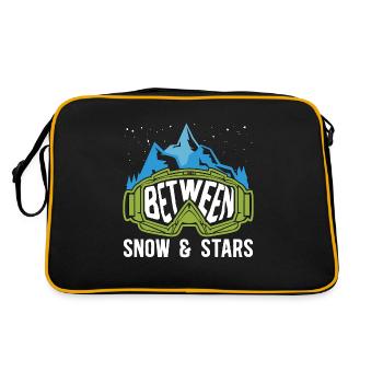 Ski de fond entre Snow & Stars Skier - Sac Retro - noir/or - Dos