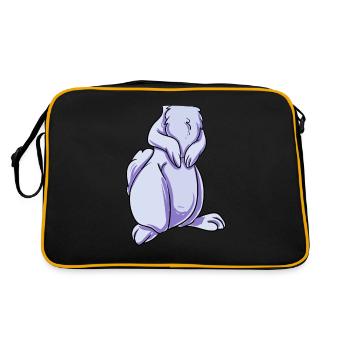 Rabbit Costume - Retro Bag - black/gold - Back