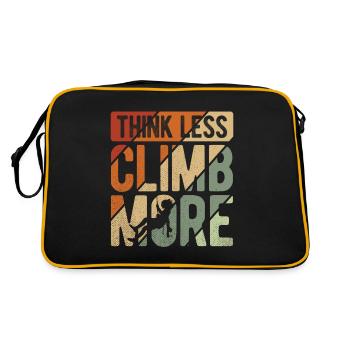 Klettern Bouldern - Retro Tasche - Schwarz/Gold - Hinten