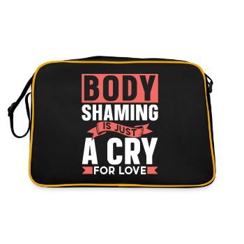 La honte corporelle n’est qu’un cri d’amour agaçant - Sac Retro - noir/or - Dos