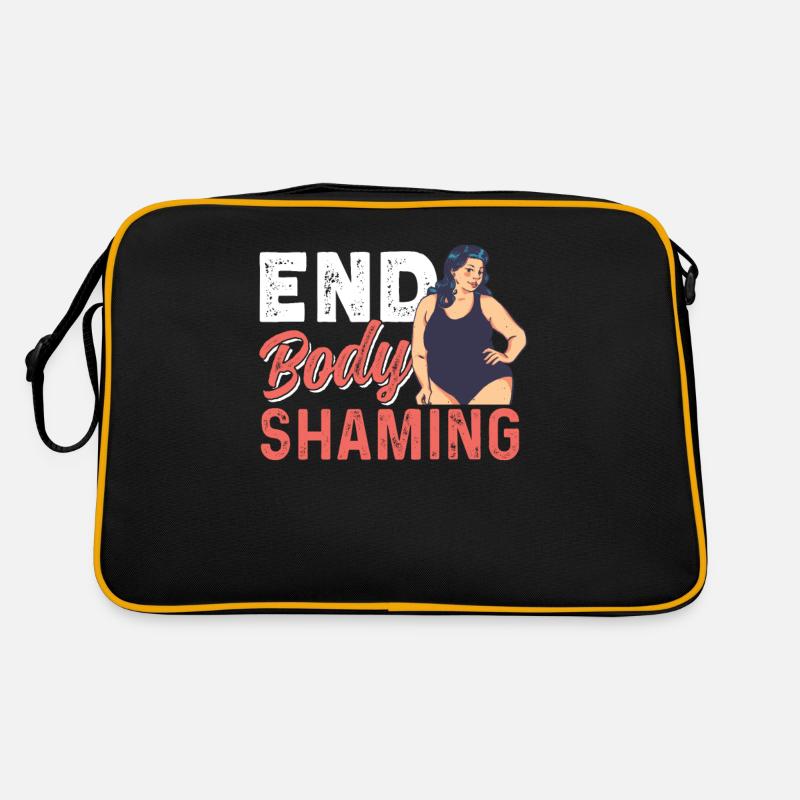 Fin de la honte corporelle Arrêtez le bodyshaming ennuyer Sac Retro