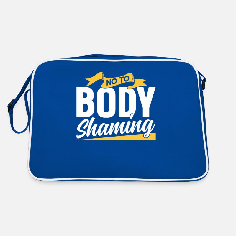 Nein Zum Body Shaming Bodyshaming Stoppen Ärgern Retro Tasche