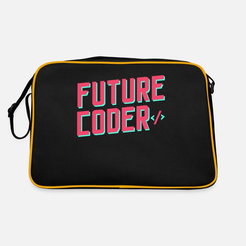 Programmeur de code de codage du futur codeur Sac Retro