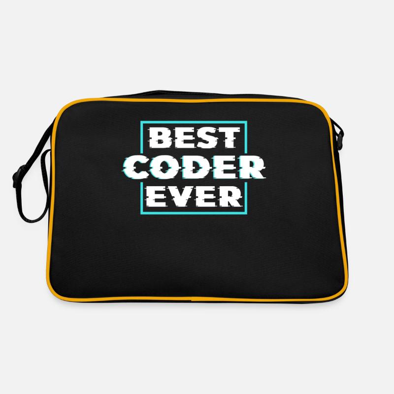 Bester Programmierer Überhaupt Coding Coder Code Retro Tasche