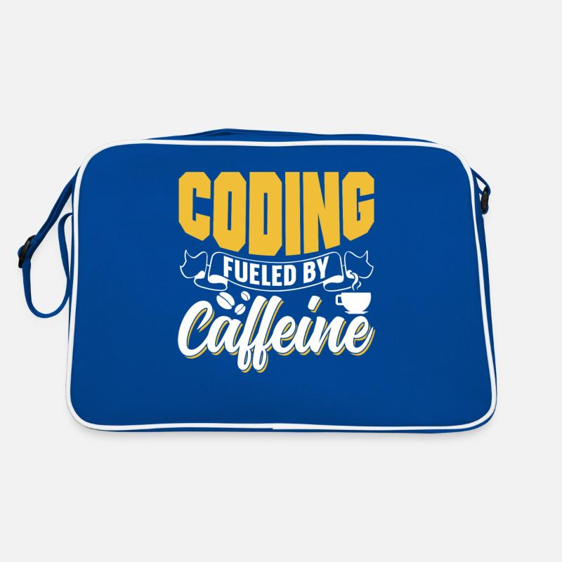 Programmation alimentée par le codage de la caféine Sac Retro