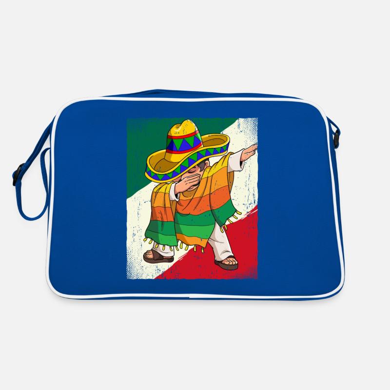 Dabbing Mexican Mann Cinco De Mayo Retro Tasche
