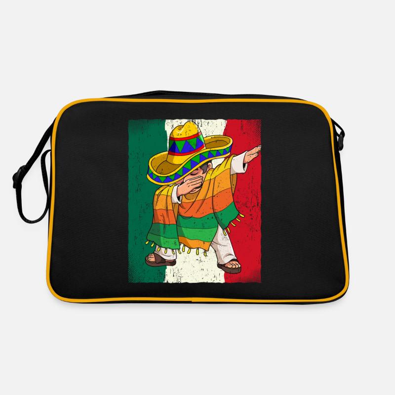 Dabbing Mexican Woman Cinco De Mayo Retro Bag