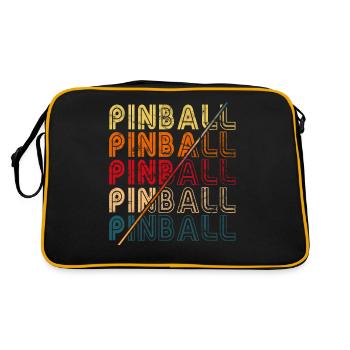 Pub Sports Pinball Machine - Jeu de flipper rétro - Sac Retro - noir/or - Dos