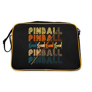 Pub Sports Pinball Machine - Jeu de flipper rétro - Sac Retro - noir/or - Dos