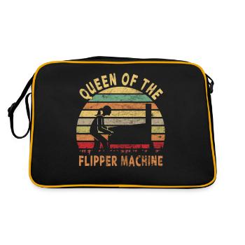 Pub Sports Pinball Machine - Jeu de flipper rétro - Sac Retro - noir/or - Dos