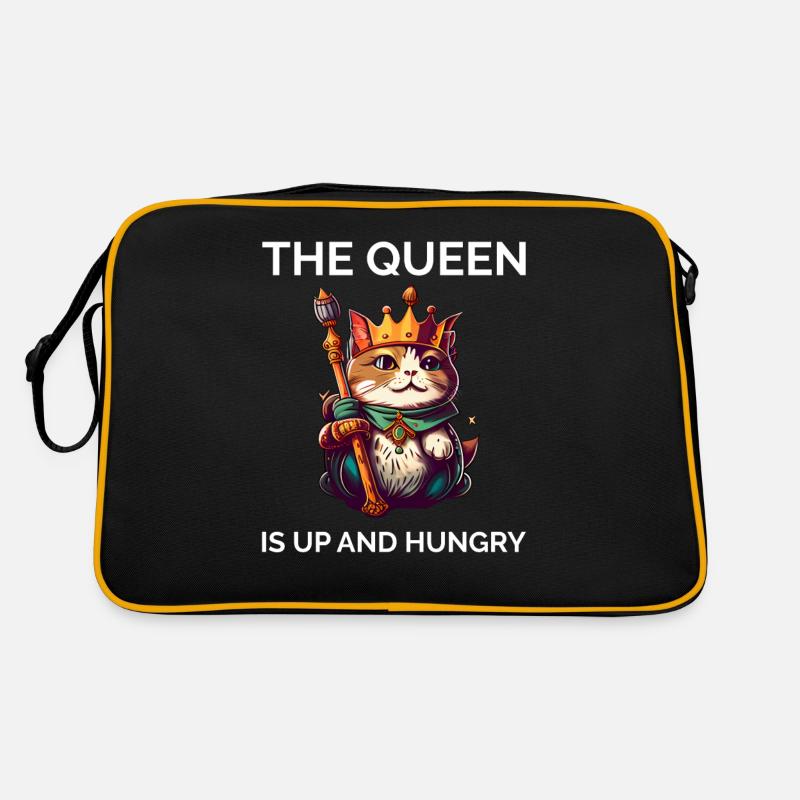 Stolze Katzenbesitzerin Retro Tasche