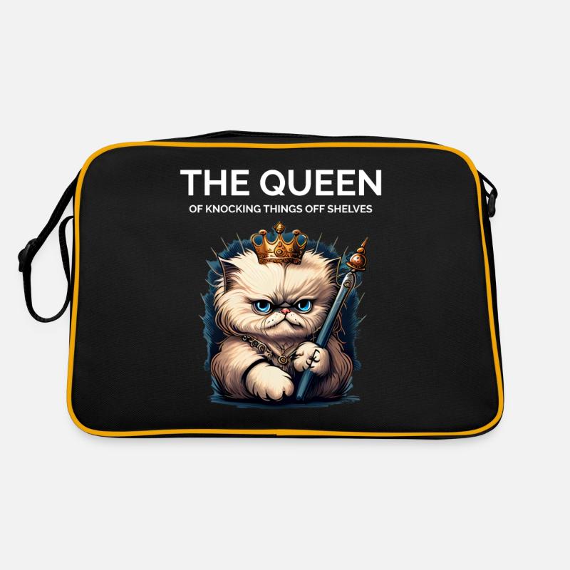 Katzenbesitzer Lustiges Sprichwort Katzenmutter Retro Tasche