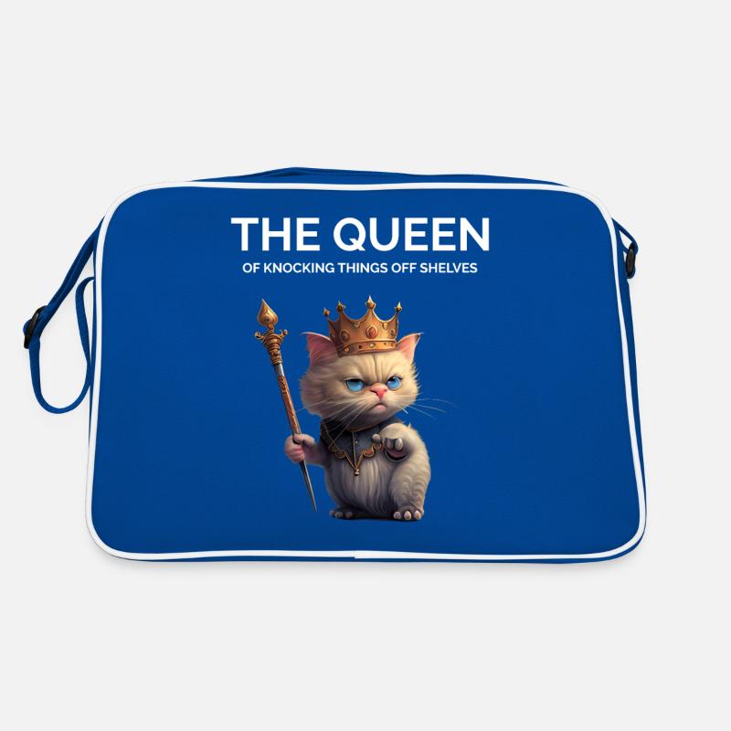 Stolze Katzenmutter Retro Tasche