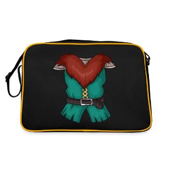 Costume viking - Sac Retro - noir/or - Dos