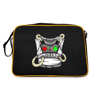 Costume d’astronaute - Sac Retro - noir/or - Dos
