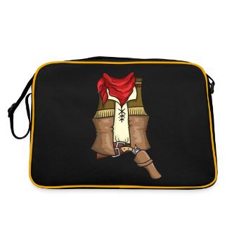 Cowboy Costume - Retro Bag - black/gold - Back