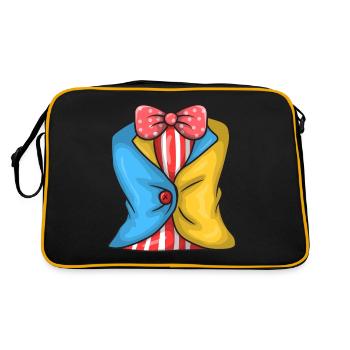 Clown Costume - Sac Retro - noir/or - Dos