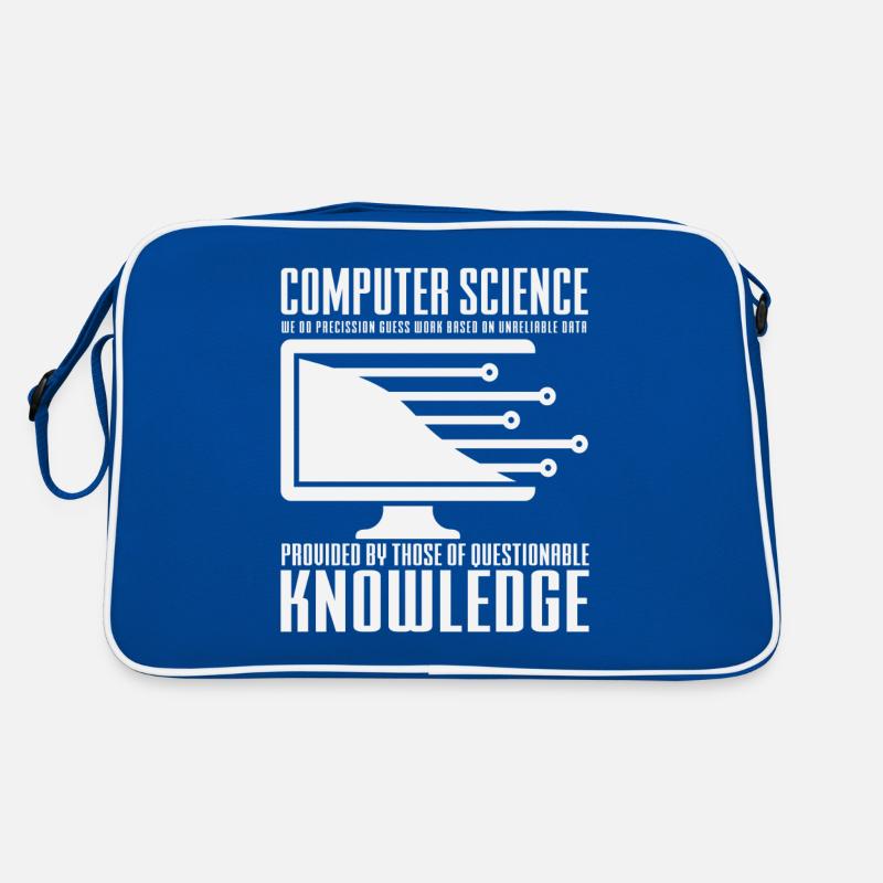 Lustiger Informatiker Spruch, Informatik Retro Tasche