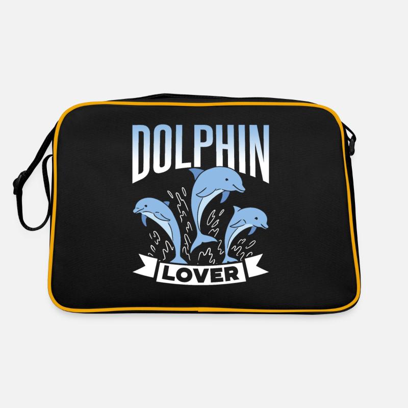 Dolphin Lovers Dolphins Dolphins Dolphins Retro Bag