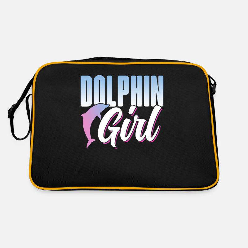 Dolphin Girl Dolphin Dolphin Lovers Dolphins Sac Retro