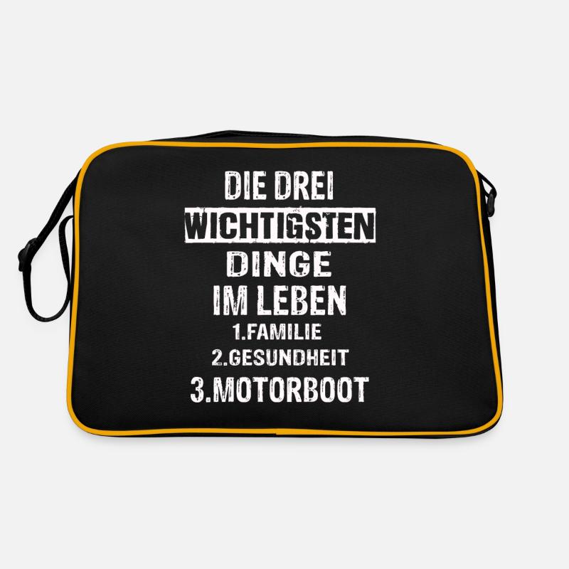 Motorboot Retro Tasche
