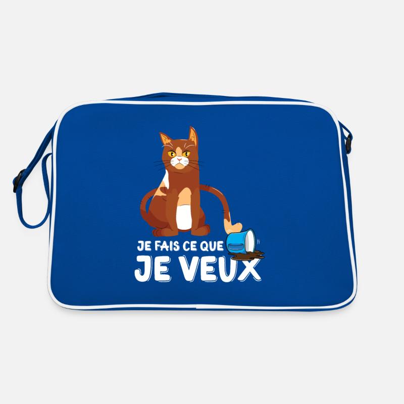 Chat Je Fais Ce Que Je Veux Cadeau Chaton Chat Retro Tasche