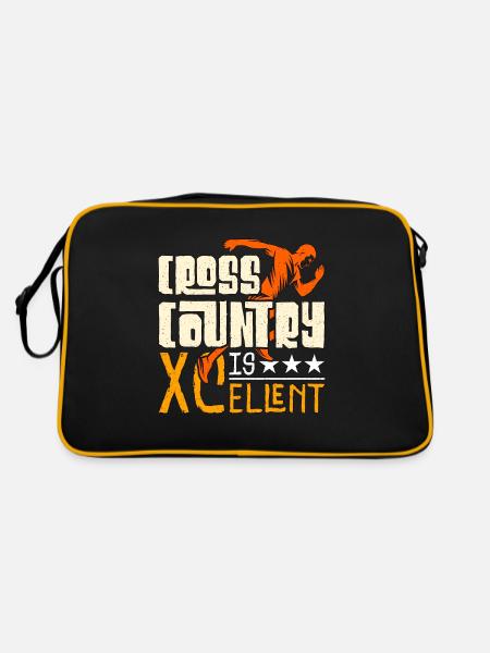 Cross Country est XCellent Marathon Race XC Running - Sac Retro - noir/or - Dos