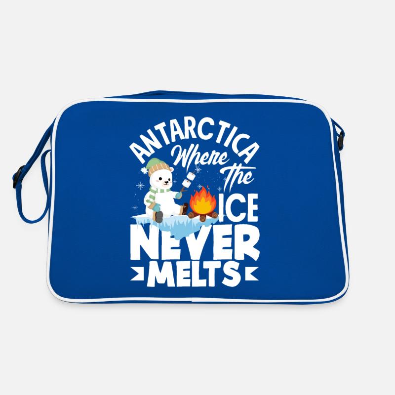 Antarctica where the ice never melts Expedition Retro Bag