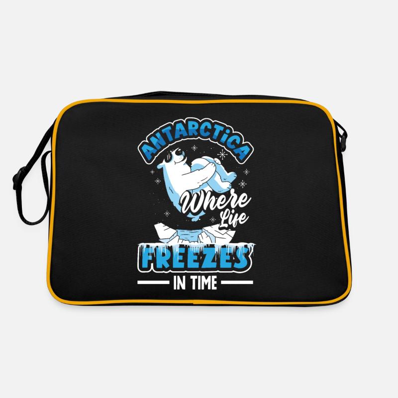 Antarctica where life freezes in time Expedition Retro Tasche