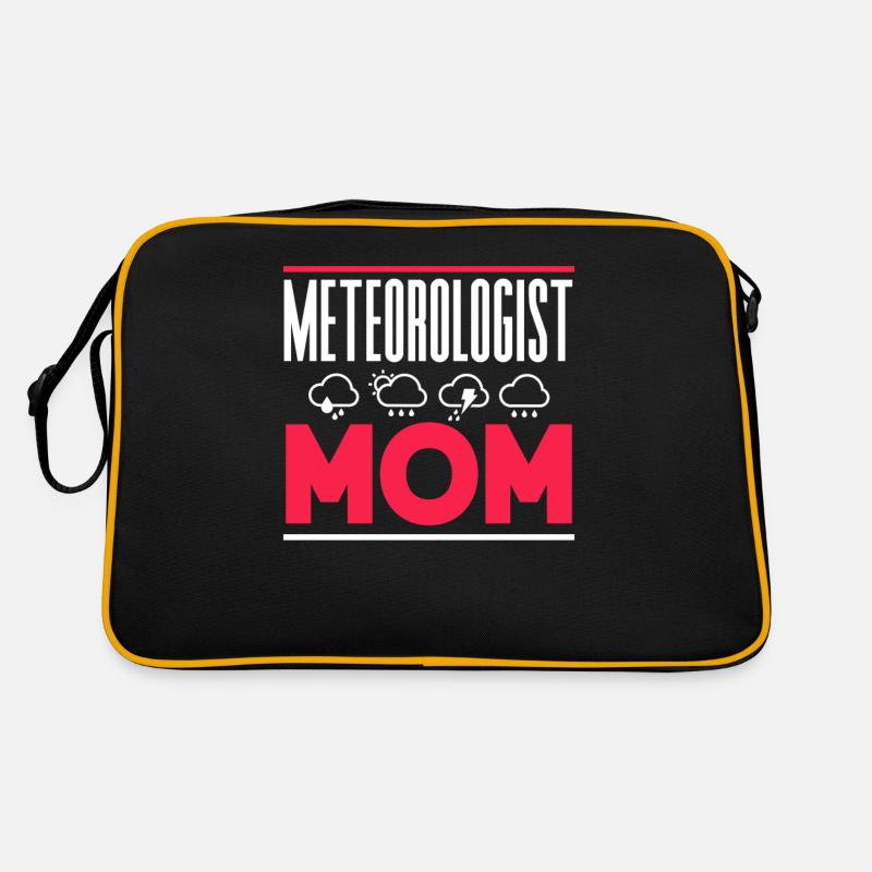 Meteorologist Mama Profession Meteorologist Meteorology Retro Bag