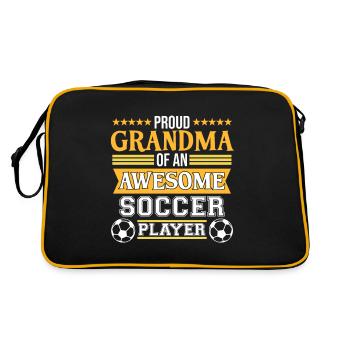 Vêtements de footballeur Vêtements de football pour garçons - Sac Retro - noir/or - Dos