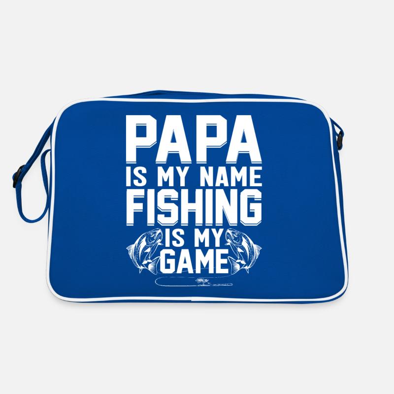 Papa est mon nom La pêche est mon jeu - Sac Retro